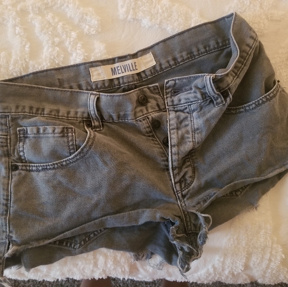 Brandy Melville Pants - Dark grey Jean shorts
